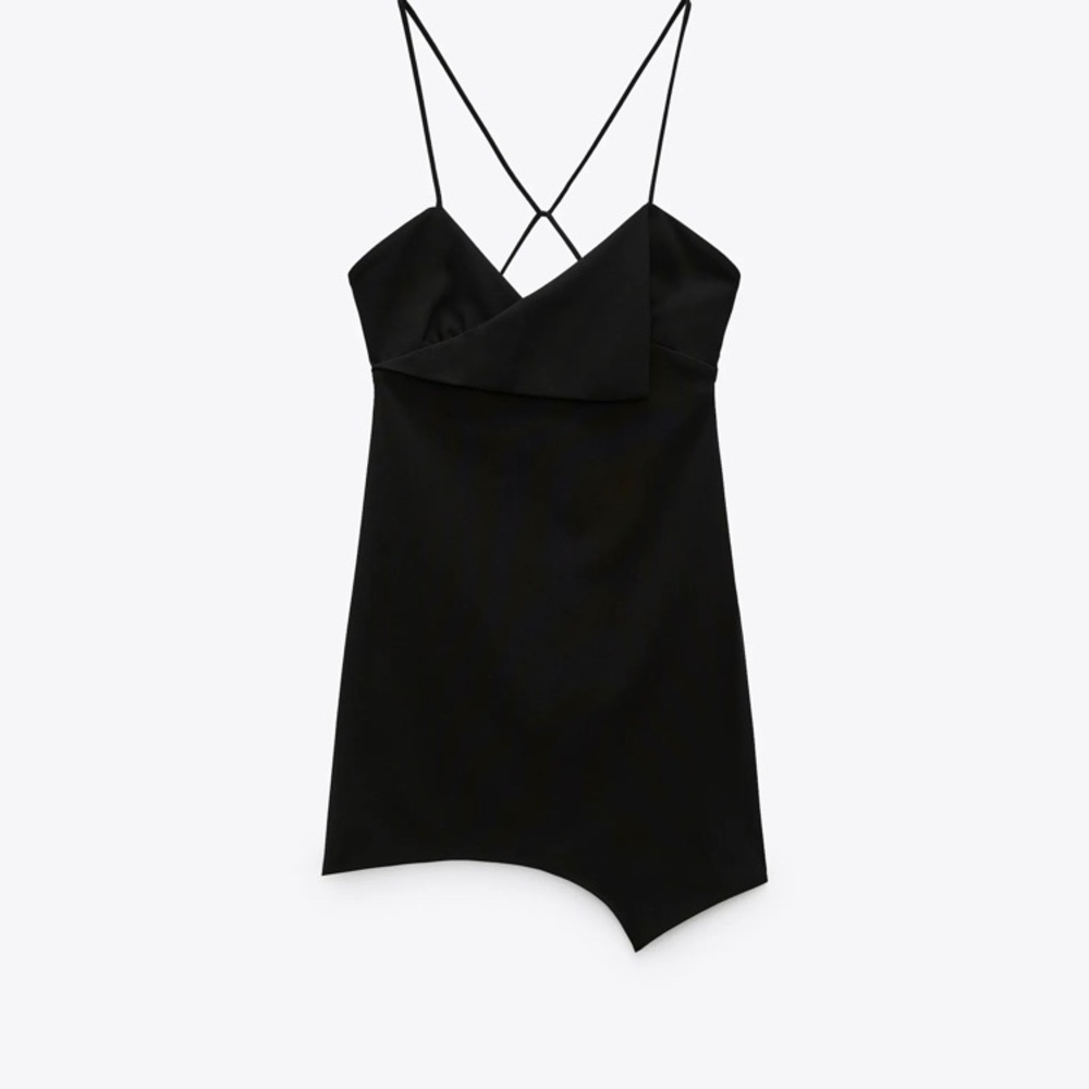 Zara Black Strappy Dress. NWT. Size Small. - Picture 7 of 9